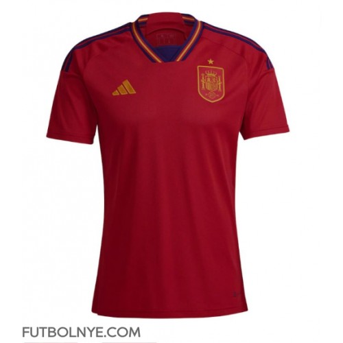 Camiseta España Primera Equipación Mundial 2022 manga corta
